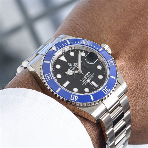 rolex submariner bicolor|Rolex Submariner date white gold.